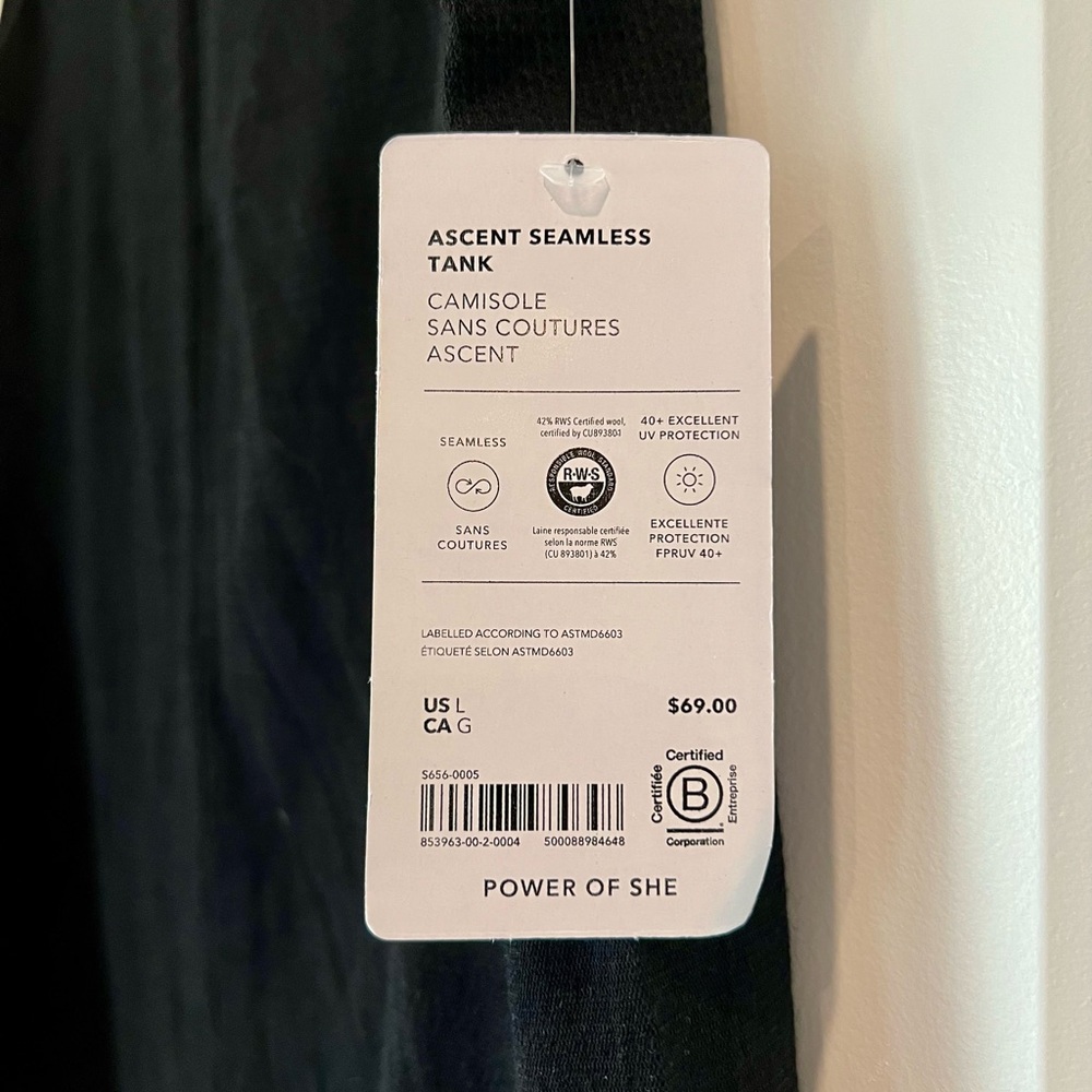 Athleta ascent seamless tank. - Picture 2 of 2
